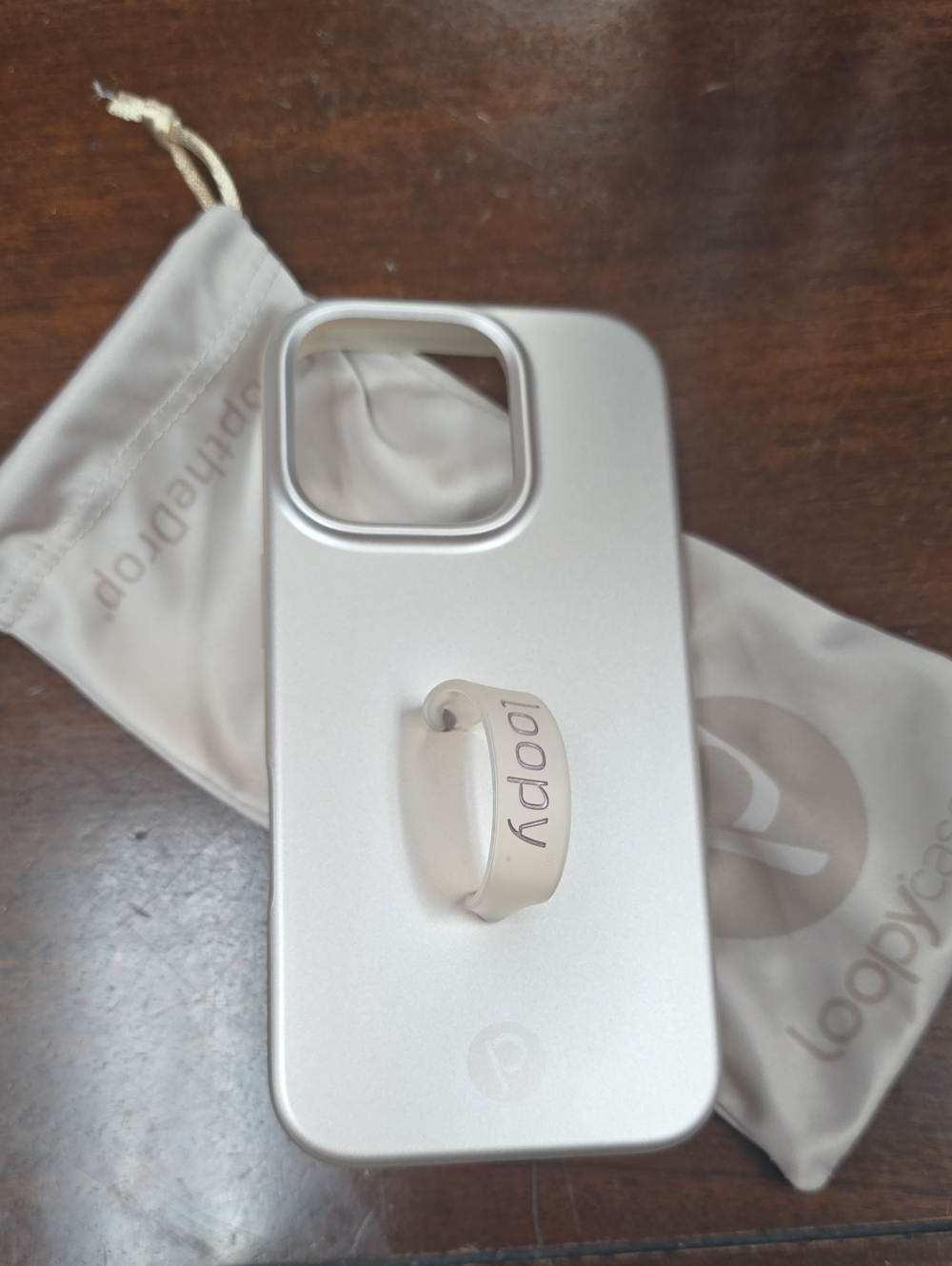I Phone 16 Pro Loopy Case Champagne Phone Case